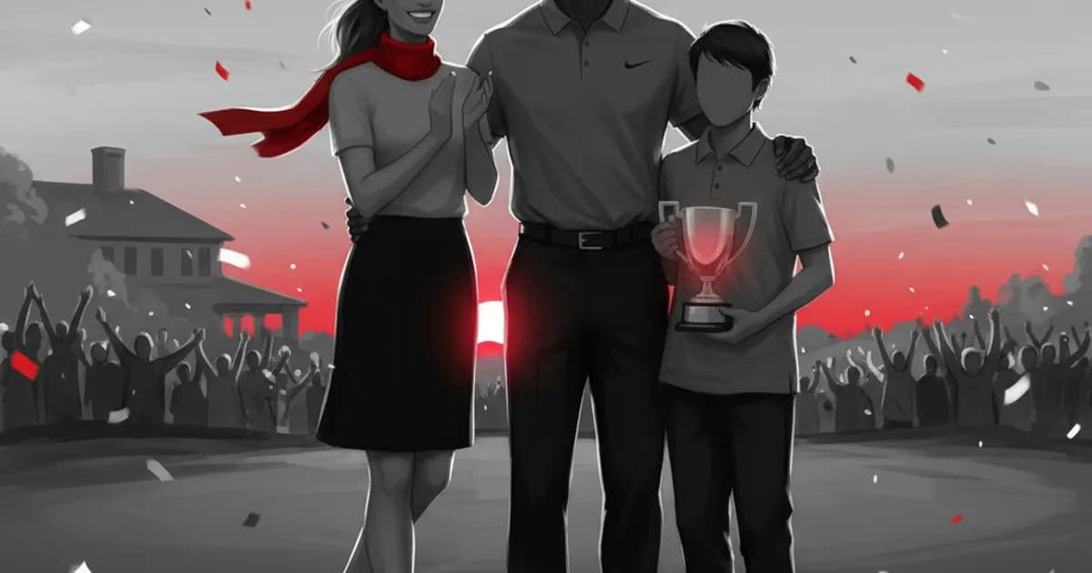 Tiger Woods and Elin Nordegren Reunite to Celebrate Son Charlie's Golf Championship Win