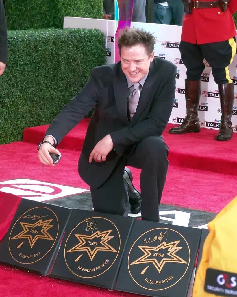 Brendan Fraser at Canada's Walk of Fame induction
