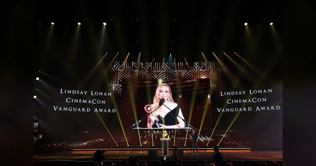 Lindsay Lohan at CinemaCon 2025
