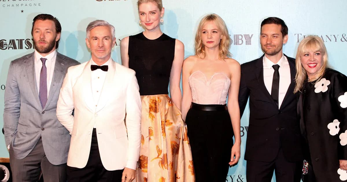Joel Edgerton, Baz Luhrmann, Elizabeth Debicki, Carey Mulligan, Tobey Maguire